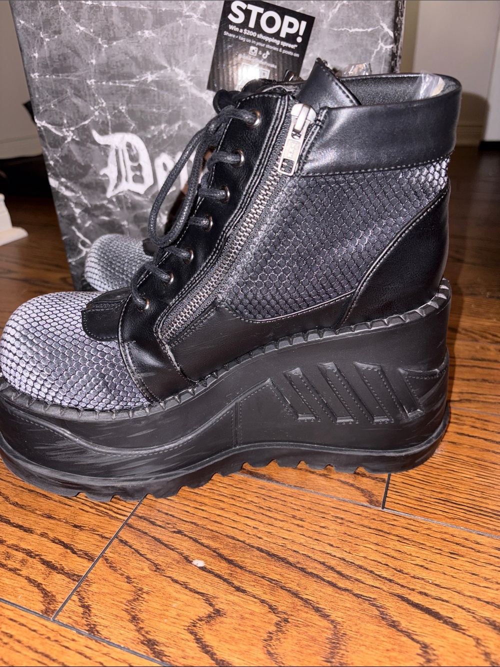 Women’s Demonia Stomper Boots - Picture 4 of 5